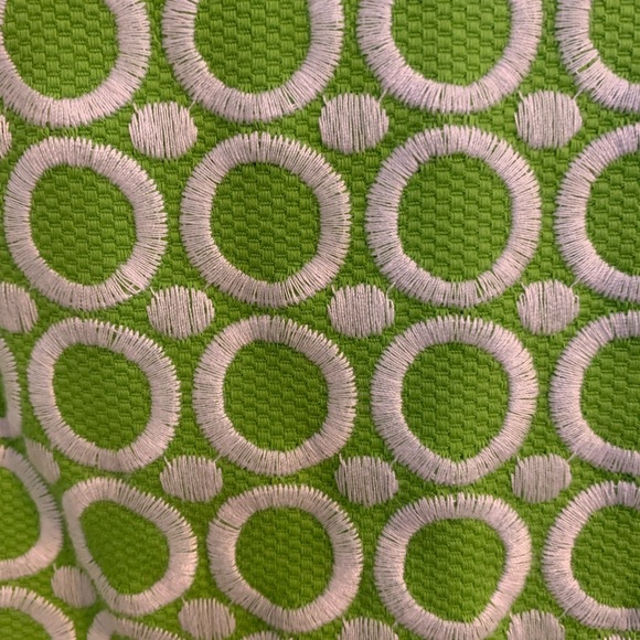 Shoshanna lime green and white embroidered dress - Picture 4 of 8